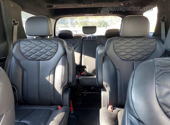 KM8R74HE4MU262768 2021 HYUNDAI PALISADE White Vista de los asientos traseros