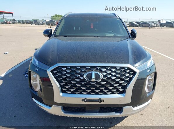 KM8R74HE4MU318238 2021 HYUNDAI PALISADE Black Սալոնի հետևի տեսք