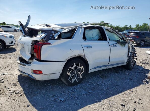 KM8R74HE5NU412873 2022 HYUNDAI PALISADE White უკანა მარჯვენა