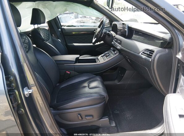 KM8R74HE7NU406069 2022 HYUNDAI PALISADE Серый Вид салона спереди