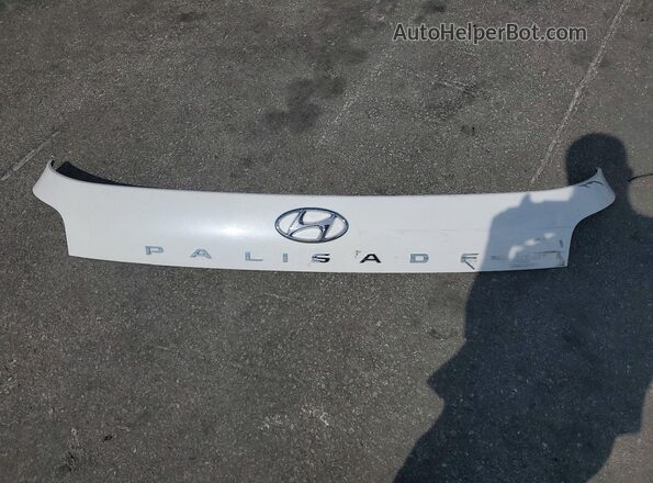 KM8R74HE8NU355682 2022 HYUNDAI PALISADE White Vista de la etiqueta del VIN