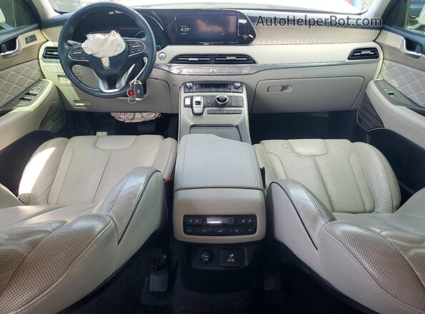 KM8R74HE8NU355682 2022 HYUNDAI PALISADE White Vista del salpicadero