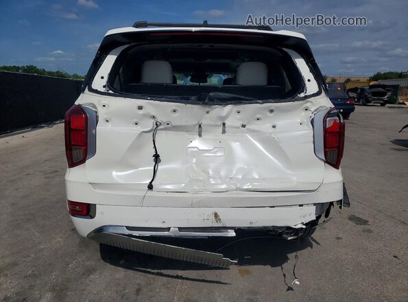 KM8R74HE8NU355682 2022 HYUNDAI PALISADE White Vista trasera