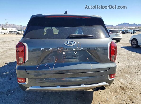 KM8R74HE8NU360221 2022 HYUNDAI PALISADE Gray Հետևի տեսք