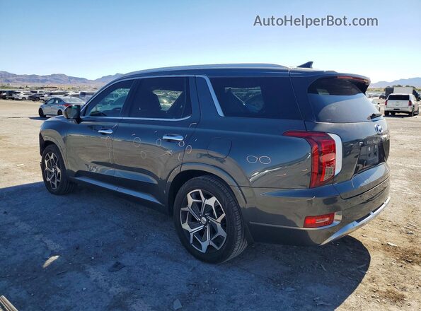 KM8R74HE8NU360221 2022 HYUNDAI PALISADE Gray Հետևի ձախ