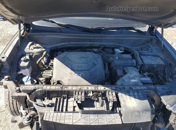 KM8R74HE8NU360221 2022 HYUNDAI PALISADE Gray Շարժիչի բաժամունքի տեսք
