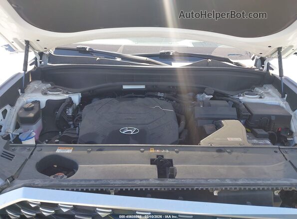 KM8R74HEXMU284385 2021 HYUNDAI PALISADE White Вид ззаду