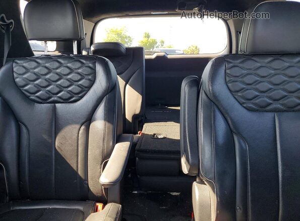KM8R74HEXNU469201 2022 HYUNDAI PALISADE Gray Հետևի նստատեղերի տեսք