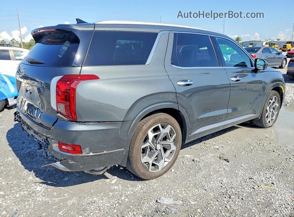 KM8R74HEXNU469201 2022 HYUNDAI PALISADE Gray Հետևի աջ
