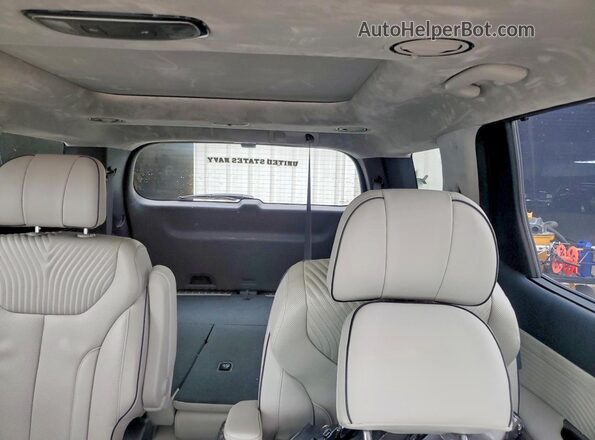 KM8R7DGE0PU600382 2023 HYUNDAI PALISADE Burgundy Rear seats view