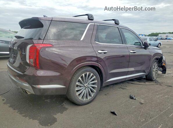 KM8R7DGE0PU600382 2023 HYUNDAI PALISADE Burgundy Rear right