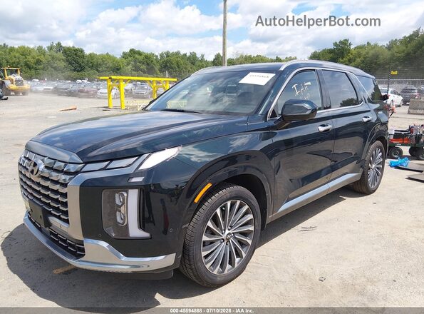 KM8R7DGE1PU601122 2023 HYUNDAI PALISADE Green Vista tres cuartos delantera izquierda