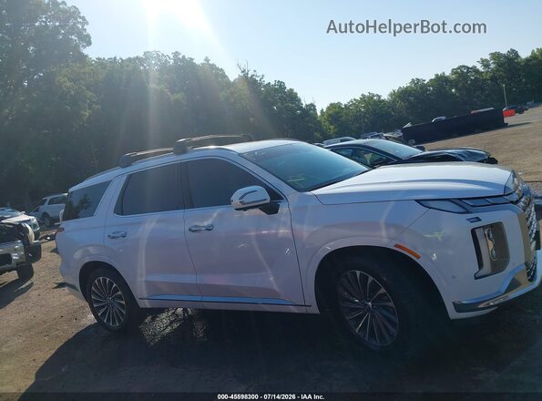 KM8R7DGE1RU730366 2024 HYUNDAI PALISADE White Вид задньої частини салону
