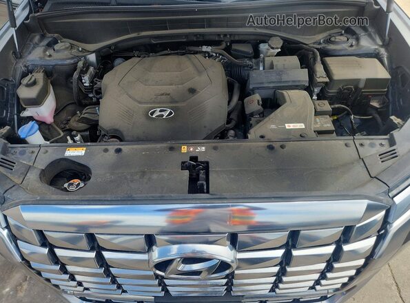 KM8R7DGE2PU494856 2023 HYUNDAI PALISADE Black ძრავის განყოფილების ხედი