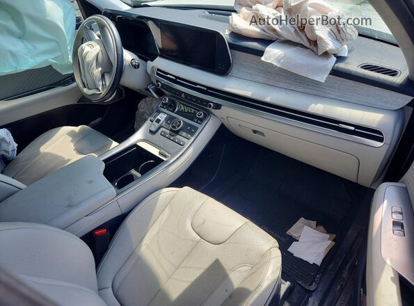 KM8R7DGE2PU545644 2023 HYUNDAI PALISADE White წინა პანელის ხედი