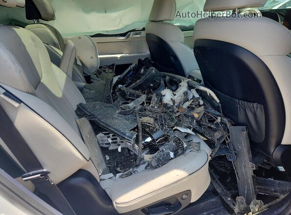 KM8R7DGE2PU545644 2023 HYUNDAI PALISADE White VIN კოდის სტიკერის ხედი