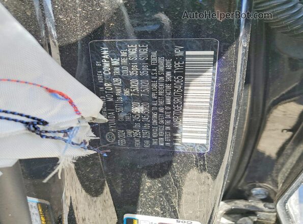 KM8R7DGE3RU764065 2024 HYUNDAI PALISADE Black VIN կոդի պիտակի տեսք
