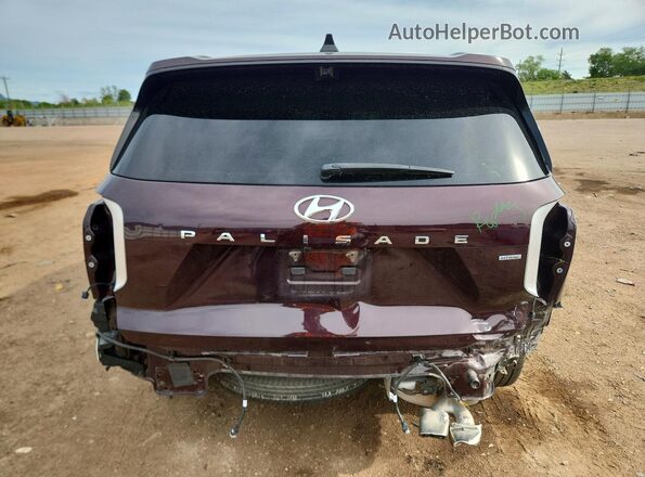 KM8R7DGE4RU708149 2024 HYUNDAI PALISADE Purple Вид ззаду