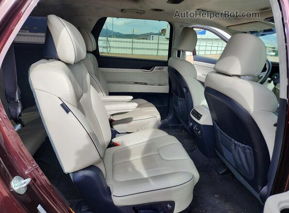 KM8R7DGE4RU708149 2024 HYUNDAI PALISADE Purple Вид задньої частини салону