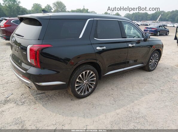 KM8R7DGE5PU498352 2023 HYUNDAI PALISADE Черный Задняя правая четверть