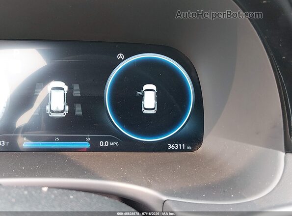 KM8R7DGE5PU498352 2023 HYUNDAI PALISADE Черный Вид задней части салона