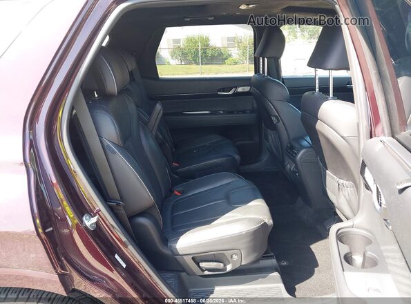 KM8R7DGE5PU567623 2023 HYUNDAI PALISADE Maroon VIN sticker view