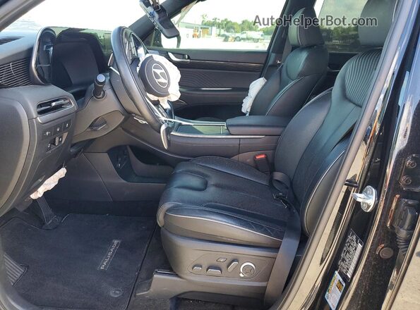 KM8R7DGE6RU698658 2024 HYUNDAI PALISADE Black Вид салону спереду
