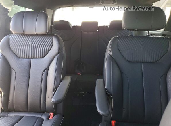 KM8R7DGE6RU698658 2024 HYUNDAI PALISADE Black Вид задніх сидінь
