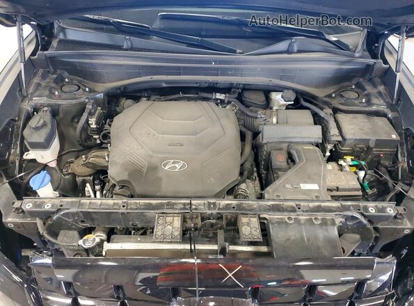KM8R7DGE7RU745275 2024 HYUNDAI PALISADE Black Engine compartment view