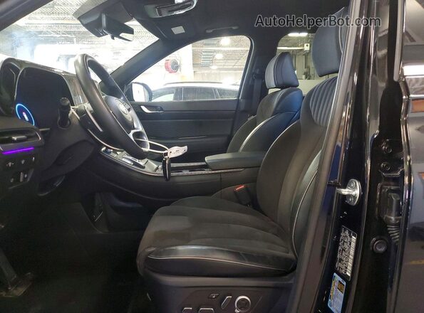 KM8R7DGE7RU745275 2024 HYUNDAI PALISADE Black Front interior view