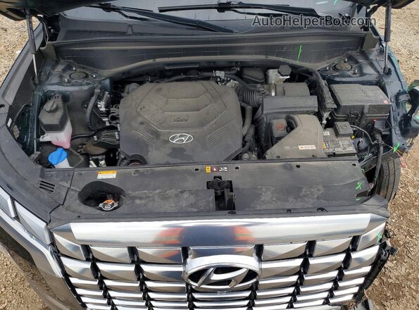 KM8R7DGE7RU752310 2024 HYUNDAI PALISADE Green Engine compartment view