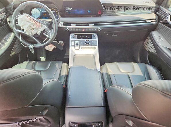 KM8R7DGE8RU768290 2024 HYUNDAI PALISADE Silver Առջևի վահանակի տեսք