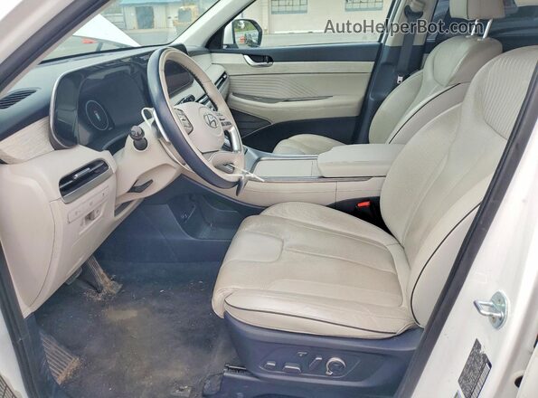 KM8R7DGEXPU540014 2023 HYUNDAI PALISADE White Widok wnętrza z przodu
