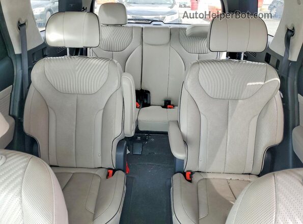 KM8R7DGEXPU540014 2023 HYUNDAI PALISADE White Widok tylnych siedzeń