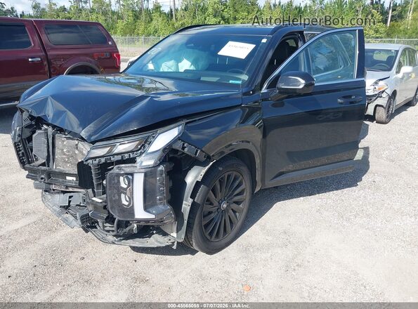 KM8R7DGEXRU663802 2024 HYUNDAI PALISADE Black Vista tres cuartos delantera izquierda