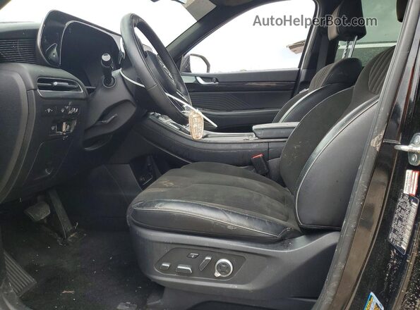 KM8R7DGEXRU682057 2024 HYUNDAI PALISADE Черный Вид салона спереди