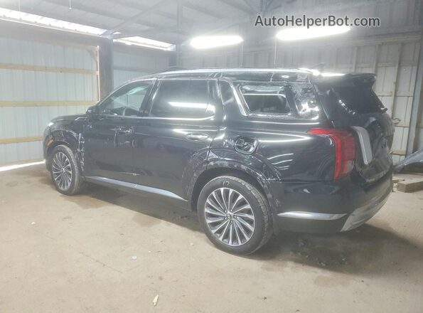 KM8R7DGEXRU714408 2024 HYUNDAI PALISADE Black Հետևի ձախ
