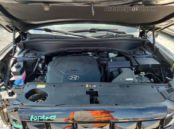 KM8R7DGEXRU773829 2024 HYUNDAI PALISADE Black Շարժիչի բաժամունքի տեսք