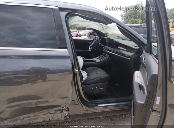 KM8R7DGEXSU919829 2025 HYUNDAI PALISADE Gray Vista interior delantera
