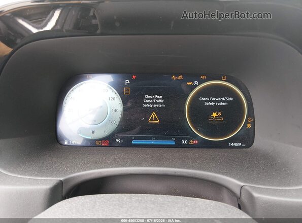 KM8R7DGEXSU919829 2025 HYUNDAI PALISADE Gray Vista de los asientos traseros