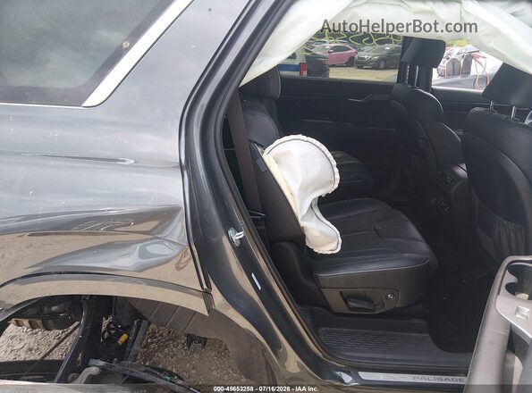 KM8R7DGEXSU919829 2025 HYUNDAI PALISADE Gray Vista de la etiqueta del VIN