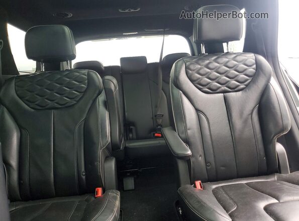 KM8R7DHE0MU187339 2021 HYUNDAI PALISADE Black Rear seats view