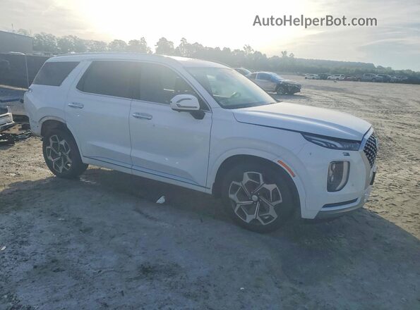 KM8R7DHE2MU197435 2021 HYUNDAI PALISADE White Front right