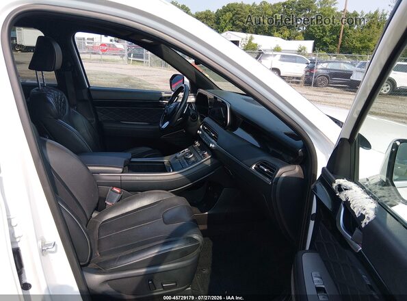 KM8R7DHE2MU255785 2021 HYUNDAI PALISADE White Вид салону спереду