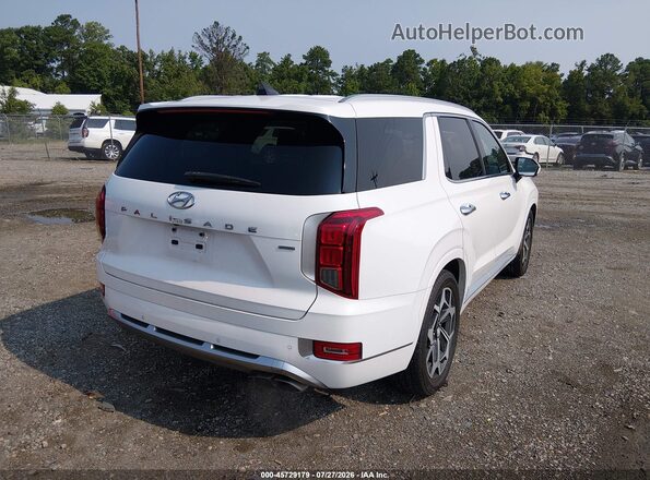 KM8R7DHE2MU255785 2021 HYUNDAI PALISADE White Задня права чверть