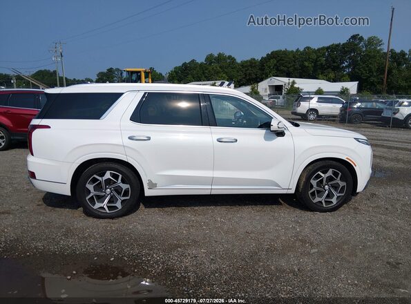 KM8R7DHE2MU255785 2021 HYUNDAI PALISADE White Вид задньої частини салону