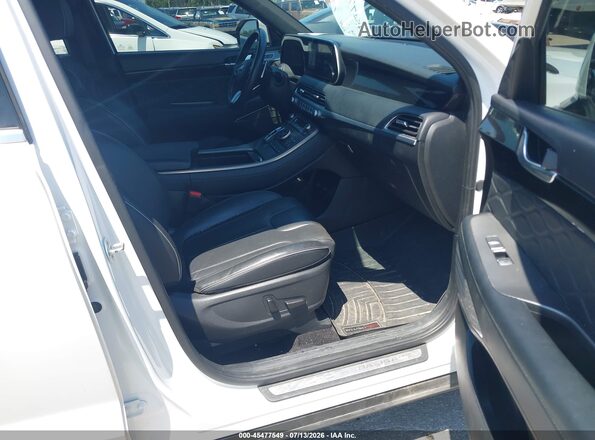 KM8R7DHE3MU242236 2021 HYUNDAI PALISADE White Widok wnętrza z przodu