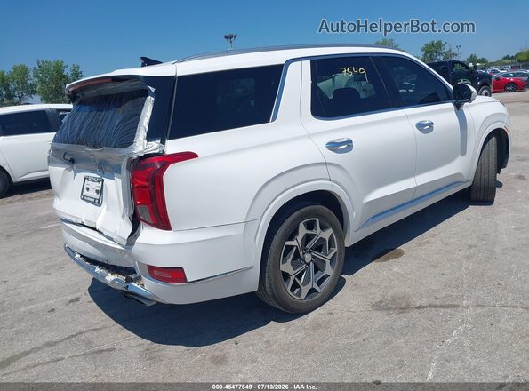 KM8R7DHE3MU242236 2021 HYUNDAI PALISADE White Tył prawy