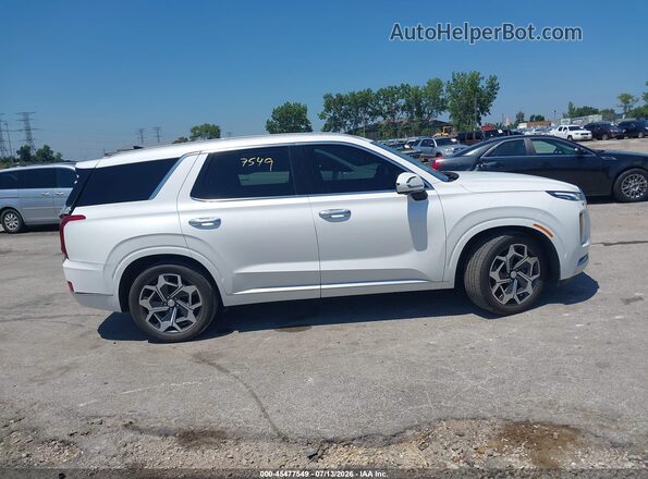 KM8R7DHE3MU242236 2021 HYUNDAI PALISADE White Widok wnętrza 360 stopni