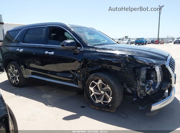 KM8R7DHE3MU317808 2021 HYUNDAI PALISADE Черный Вид спереди